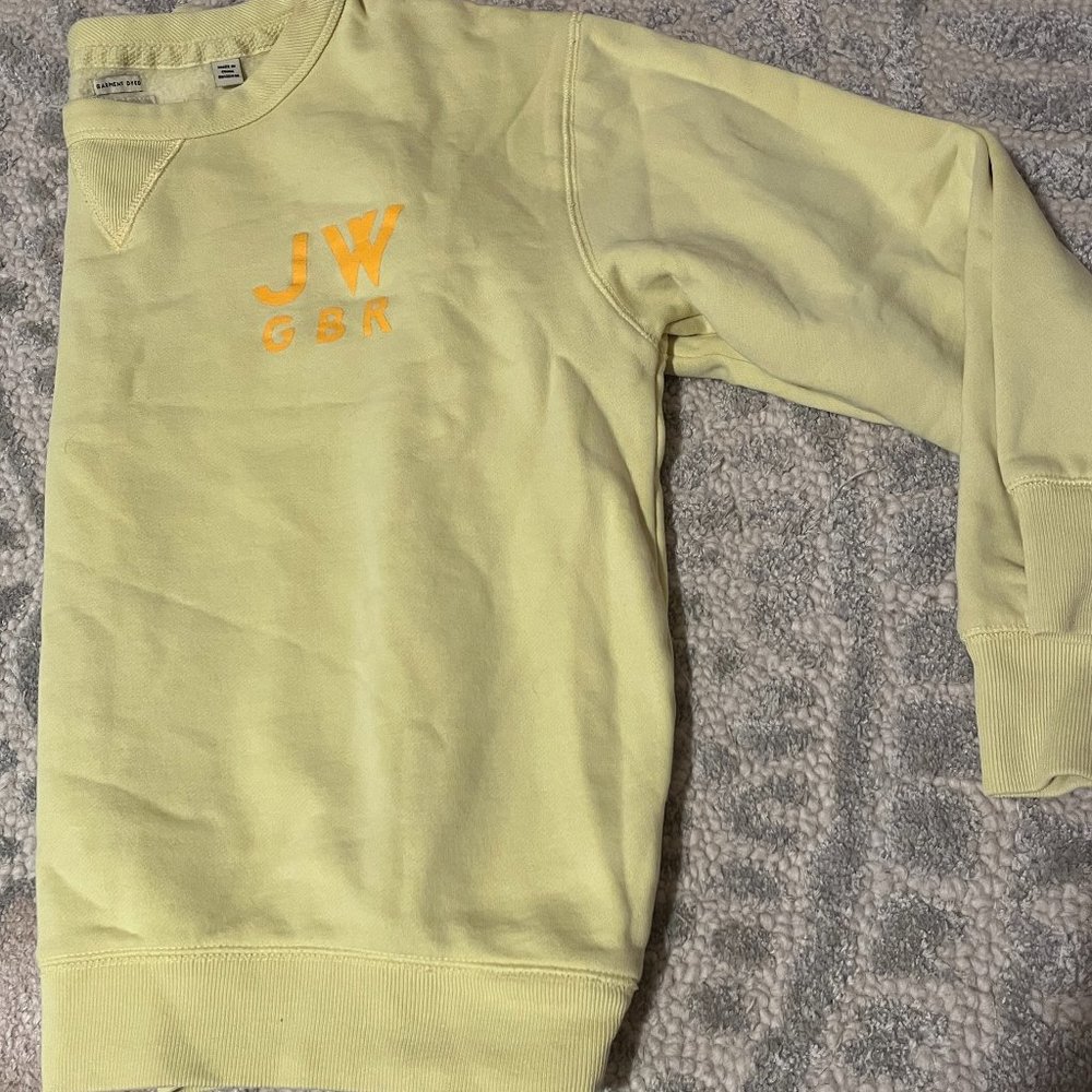 Jack Wills Yellow Crewneck Sweatshirt